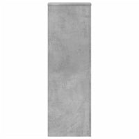 Portavaso per fiori 33 x 33 x 100 cm in legno ingegnerizzato grigio 02_0045144