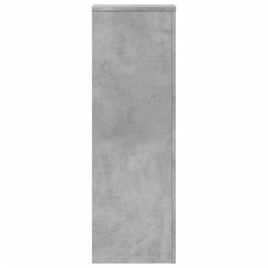 Portavaso per fiori 33 x 33 x 100 cm in legno ingegnerizzato grigio 02_0045144
