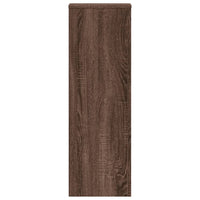 Supporto per Piante Rovere Marrone 33x33x100 cm in Truciolato 852957