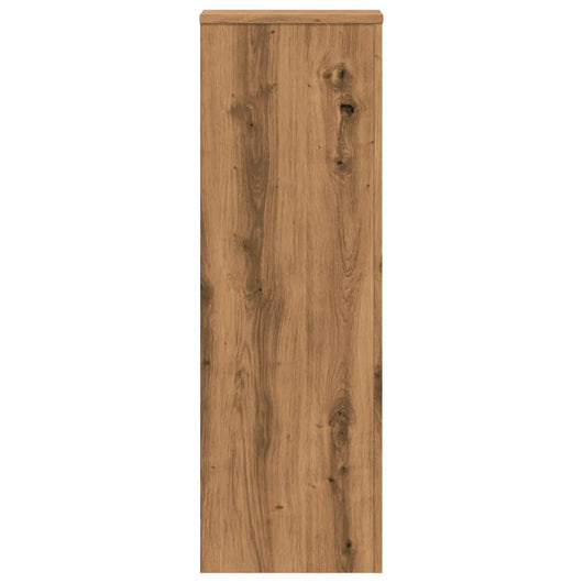 Portavaso per fiori 33 x 33 x 100 cm in legno ingegnerizzato marrone 02_0045137