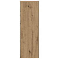 Supporto per Piante Rovere Artigianale 33x33x100 cm Truciolato 852959