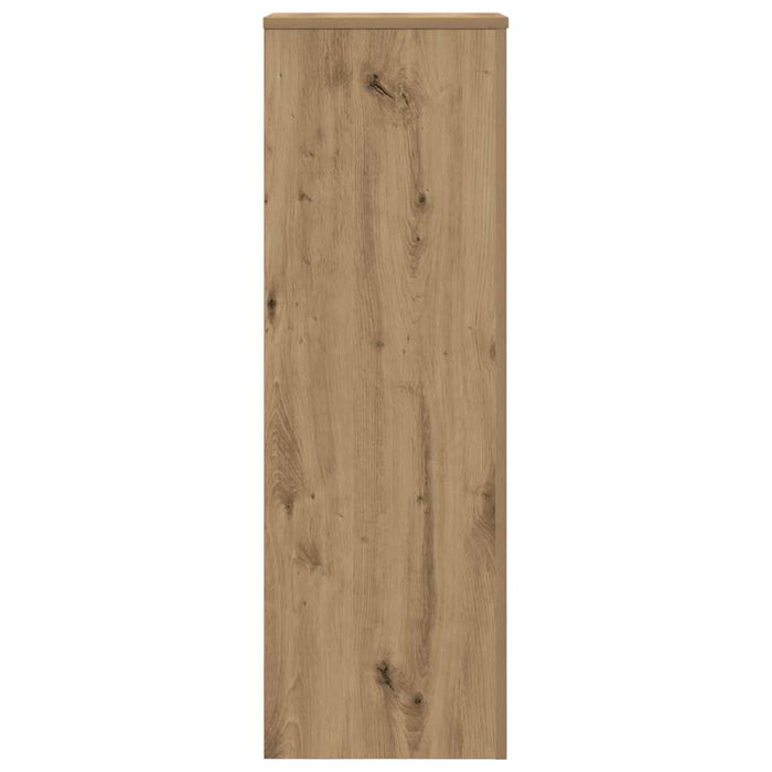 Supporto per Piante Rovere Artigianale 33x33x100 cm Truciolato 852959