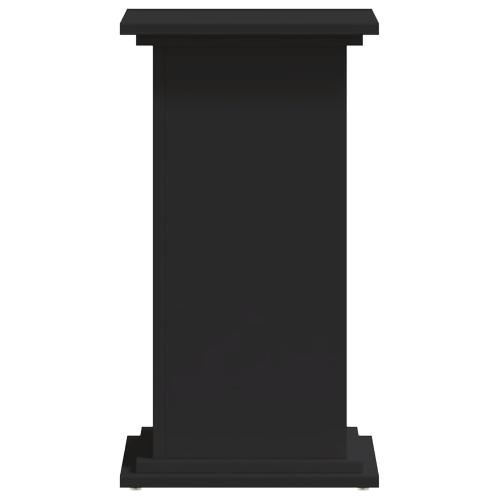 Supporto per piante portafiori 33 x 33 x 60 cm legno ingegnerizzato nero 02_0045152