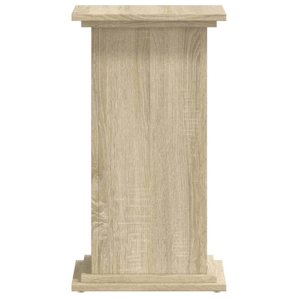 vidaXL Supporto per Piante Rovere Sonoma 33x33x60 cm Legno Multistrato