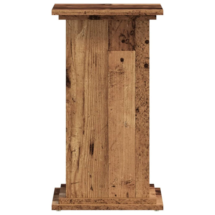 Supporto per Piante Legno Vecchio 33x33x60 cm Legno Multistrato