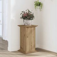 vidaXL Supporto per Piante Rovere Artigianale 33x33x60 cm Truciolato