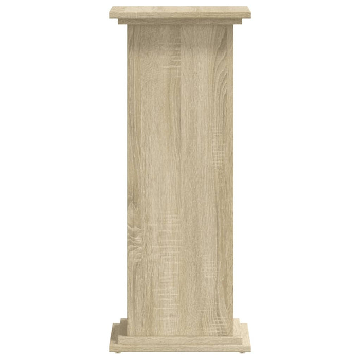 Supporto per Piante Rovere Sonoma 33x33x80 cm Legno Multistrato