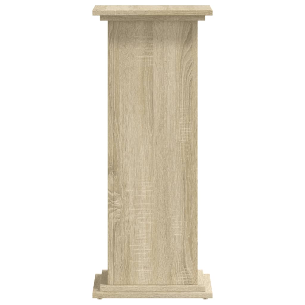 Supporto per piante porta fiori Sonoma 33 x 33 x 80 cm legno ingegnerizzato marrone 02_0045181