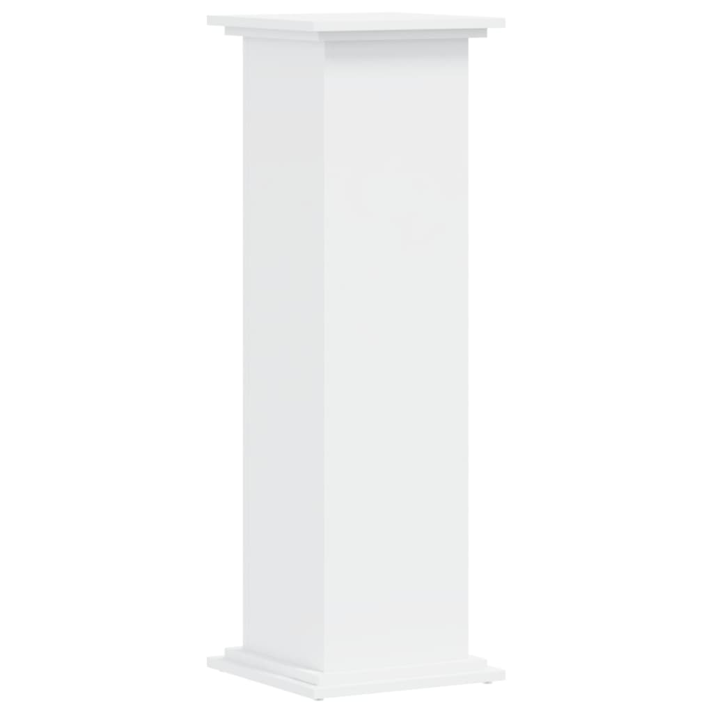 Supporto per Piante Bianco 33x33x100 cm in Truciolato