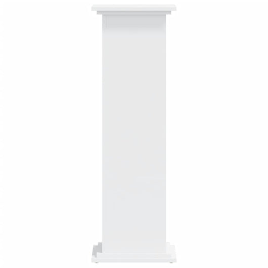 Portavaso portafiori 33 x 33 x 100 cm in legno ingegnerizzato bianco 02_0045140