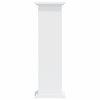 Supporto per Piante Bianco 33x33x100 cm in Truciolato 852978