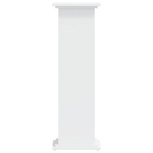 Portavaso portafiori 33 x 33 x 100 cm in legno ingegnerizzato bianco 02_0045140