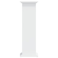 Supporto per Piante Bianco 33x33x100 cm in Truciolato 852978
