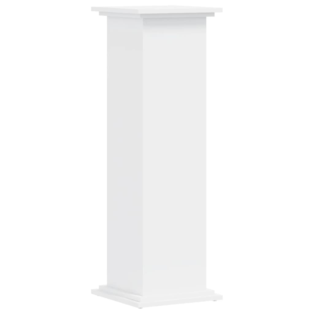 Supporto per Piante Bianco 33x33x100 cm in Truciolato
