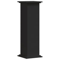 Supporto per piante portafiori 33 x 33 x 100 cm legno ingegnerizzato nero 02_0045145