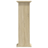 Supporto per piante porta fiori Sonoma 33 x 33 x 100 cm legno ingegnerizzato marrone 02_0045177