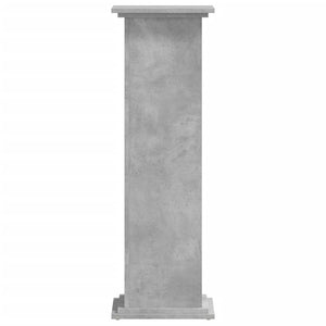 Supporto per Piante Grigio 33x33x100 cm in Truciolato 852981