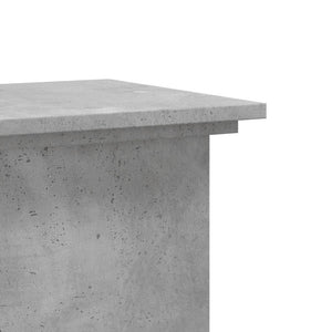 vidaXL Supporto per Piante Grigio 33x33x100 cm in Truciolato