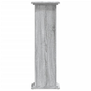 Supporto per piante porta fiori Sonoma 33 x 33 x 100 cm in legno ingegnerizzato grigio 02_0045175