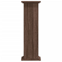 Supporto per Piante Rovere Marrone 33x33x100 cm in Truciolato