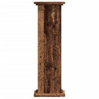 Supporto per Piante Legno Vecchio 33x33x100 cm in Truciolato