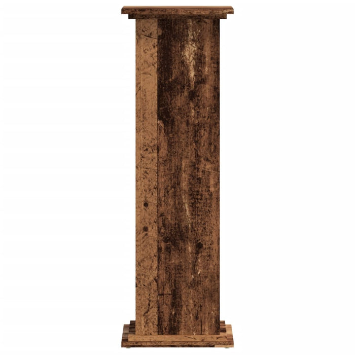 Supporto per Piante Legno Vecchio 33x33x100 cm in Truciolato