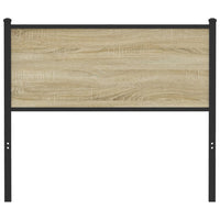 Testiera Sonoma 100 cm in Legno Multistrato e Acciaio 4007745