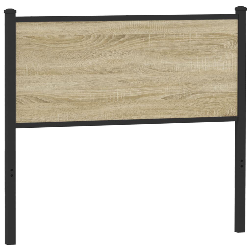 Testiera Sonoma 100 cm in Legno Multistrato e Acciaio 4007745