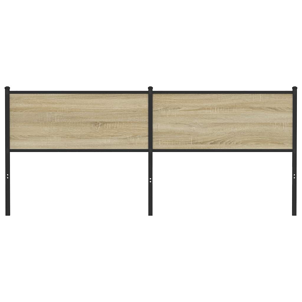 Testiera Sonoma 190 cm in Legno Multistrato e Acciaio 4007753