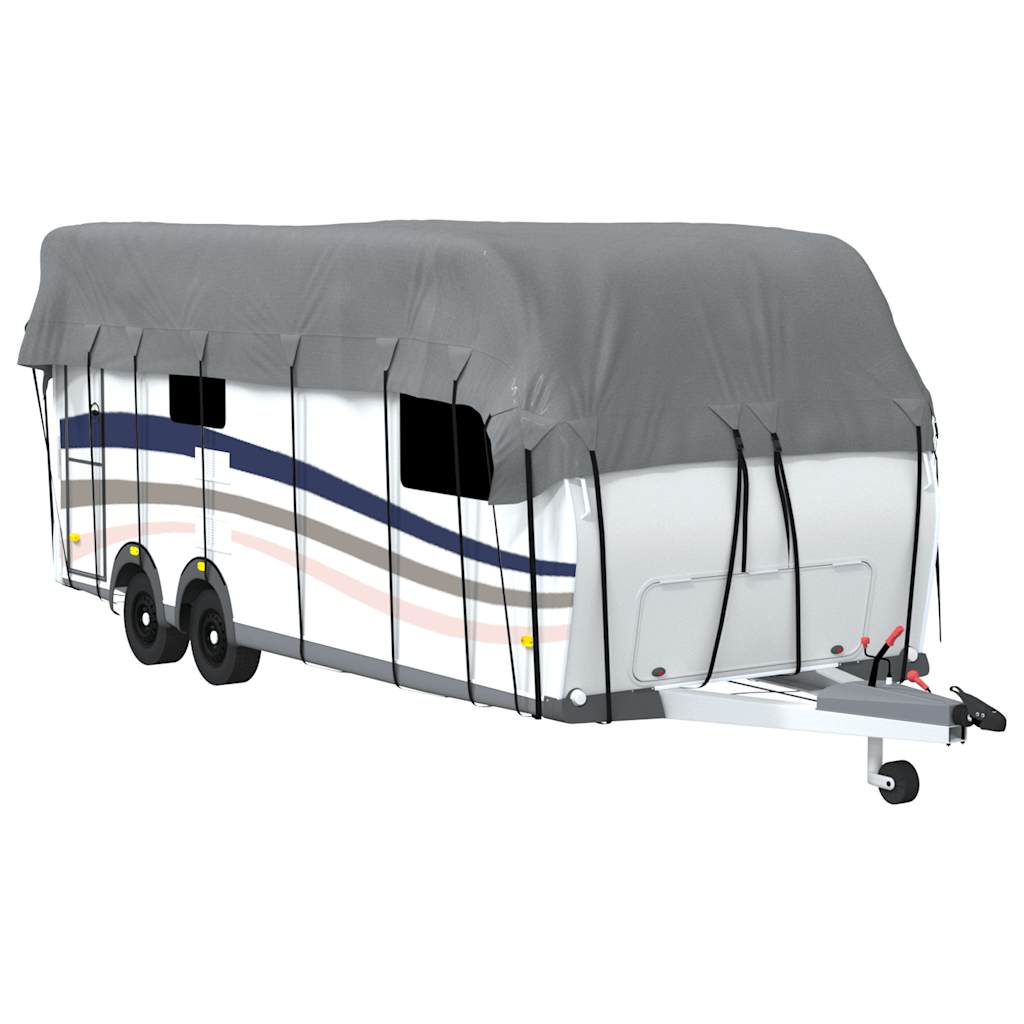 Telo per Roulotte Grigio 800x300 cm in Tessuto Non Tessuto 4015873