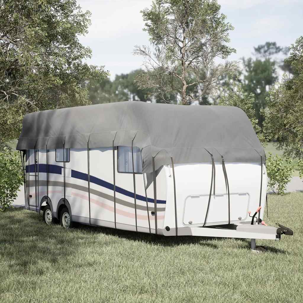 Telo per Roulotte Grigio 800x300 cm in Tessuto Non Tessuto 4015873