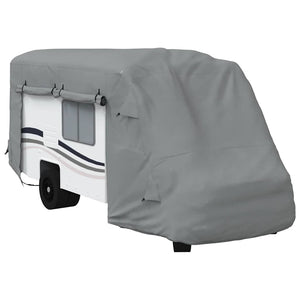 Telo per Camper Grigio 610x235x275 cm in Tessuto Non Tessuto 4015877