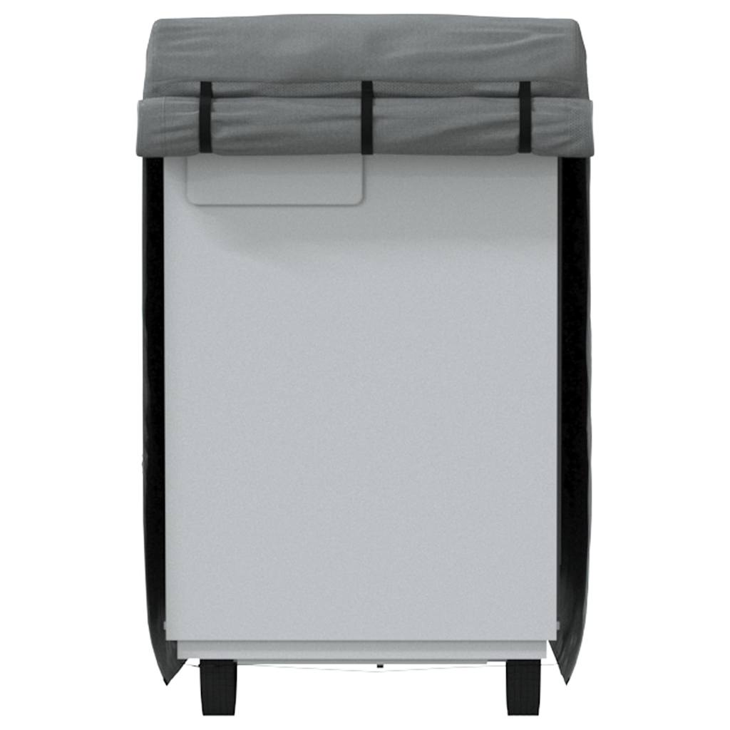 Copertura Rimorchio Cavalli Grigia 376x168x240 cm non Tessuto