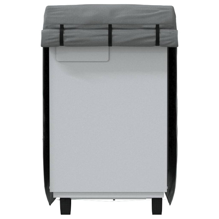 Copertura Rimorchio Cavalli Grigia 376x168x240 cm non Tessuto