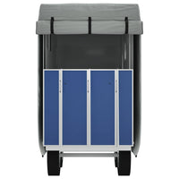 Copertura Rimorchio Cavalli Grigia 396x178x250 cm non Tessuto 4015884