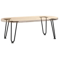 vidaXL Gambe a forcina per tavolino 4 pz nere 30 cm in acciaio massiccio