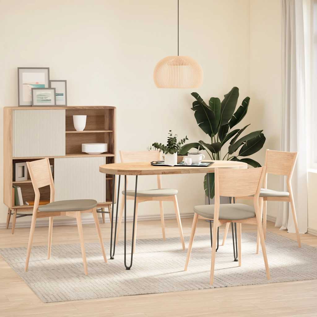 Gambe a forcina per tavoli consolle 4 pz Antracite 72 cm Acciaio massiccio