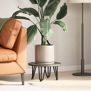 Gambe a forcina per tavolino da caffè 4 pz nere 20 cm in acciaio massiccio