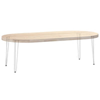 Gambe a forcina per tavoli consolle 4 pz Bianco 72 cm Acciaio massiccio