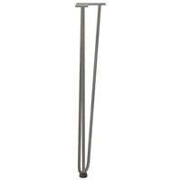 Gambe Tavolo a Forcina 4 pz 72 cm Acciaio Massiccio 4012447
