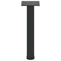 Gambe per Tavolino da Caffè 4 pz Nere 30-32 cm Acciaio 4012448