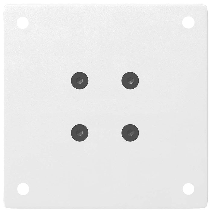 Gambe per Tavolino da Caffè 4 pz Bianche 30-32 cm Acciaio 4012449