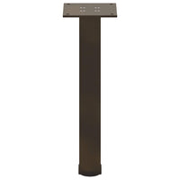 Gambe per Tavolino da Caffè 4 pz Acciaio Naturale 30-32 cm Acciaio