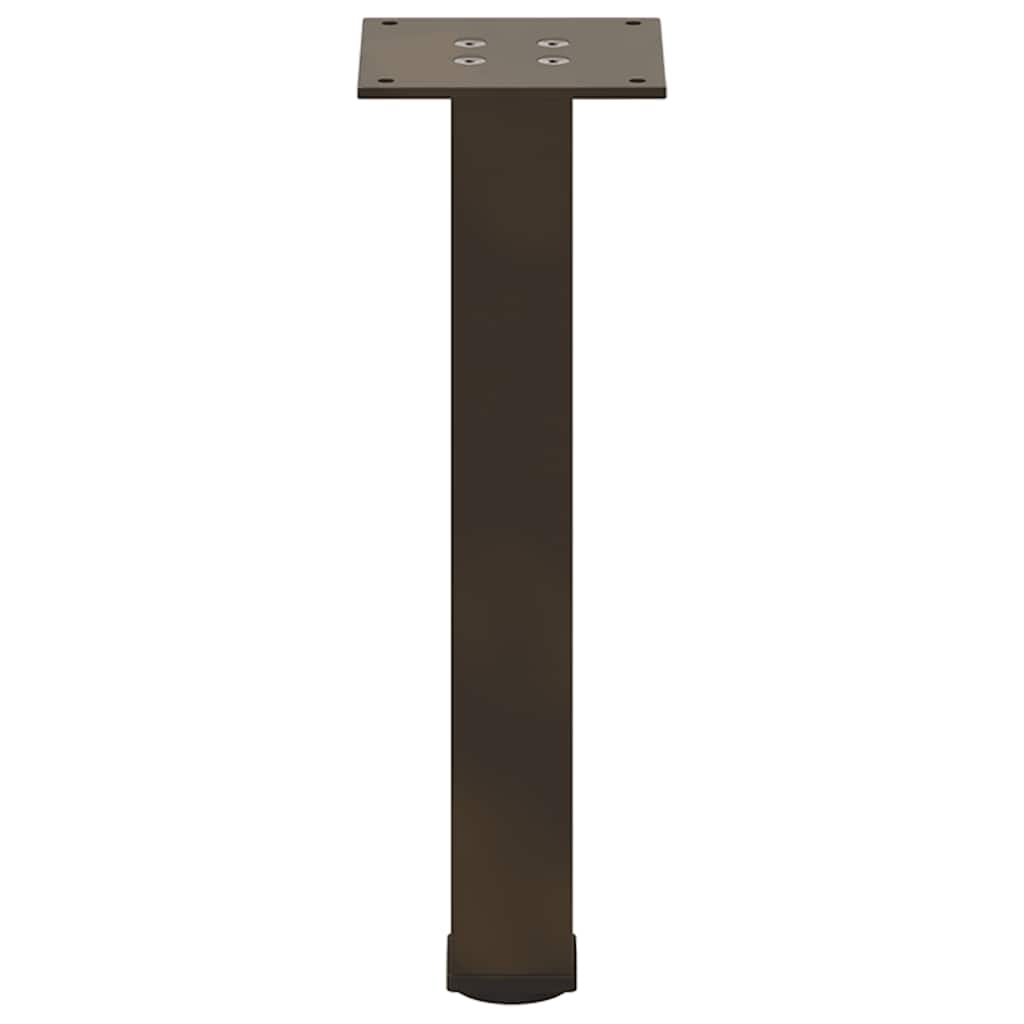 Gambe per Tavolino 4 pz Acciaio Naturale 30-32 cm Acciaio 4012451