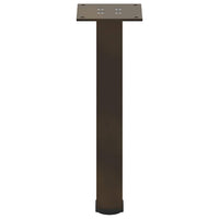 Gambe per Tavolino 4 pz Acciaio Naturale 30-32 cm Acciaio 4012451