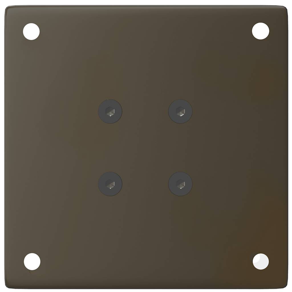 Gambe per Tavolino 4 pz Acciaio Naturale 30-32 cm Acciaio 4012451