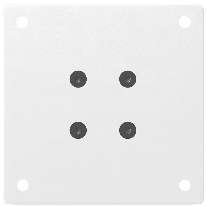 Gambe per Tavolino da Caffè 4 pz Bianche 42-44 cm Acciaio 4012453