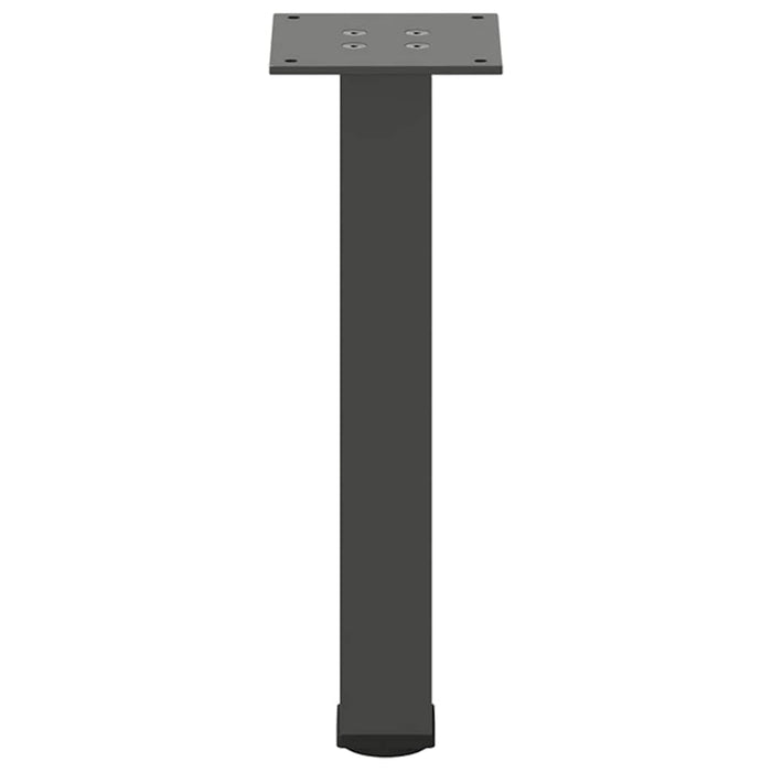 Gambe per tavolino 4 pz Antracite 42-44 cm Acciaio 4012454