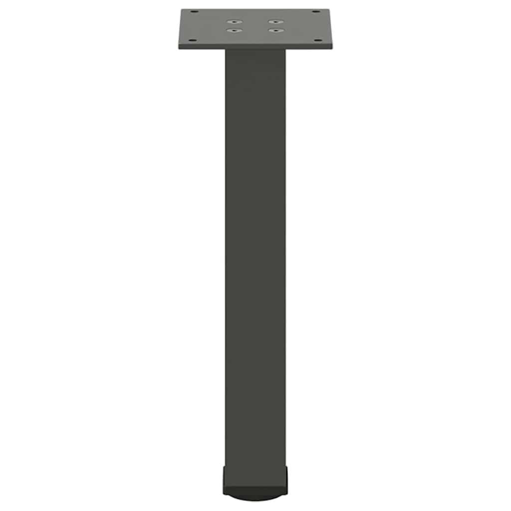 Gambe per tavolino 4 pz Antracite 42-44 cm Acciaio 4012454
