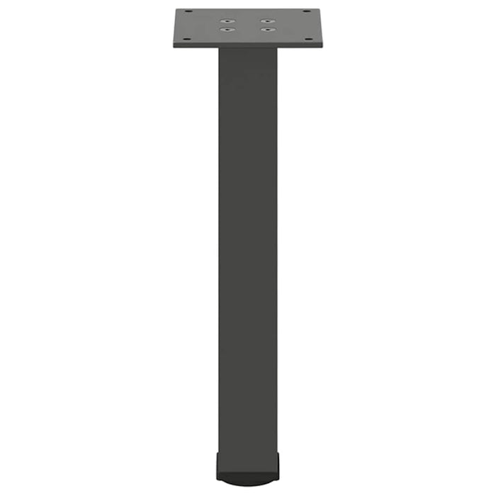 Gambe per tavolino 4 pz Antracite 42-44 cm Acciaio 4012454